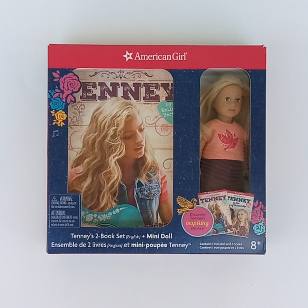 American Girl Tenney Mini Doll And Book Set